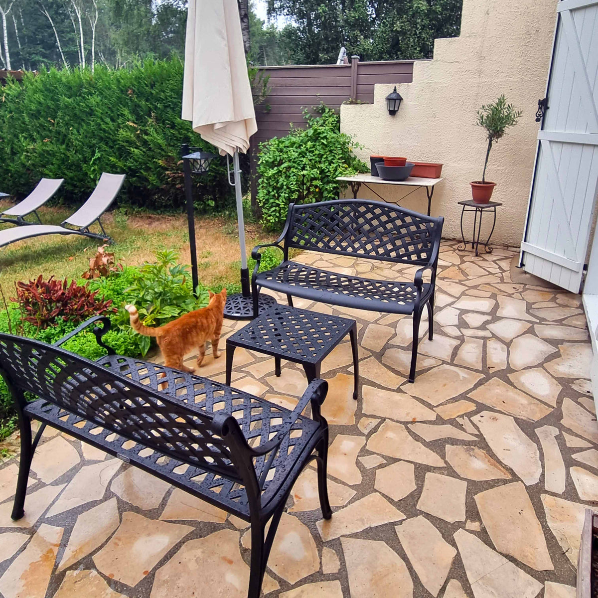 Table Willow - Bronze Ancien