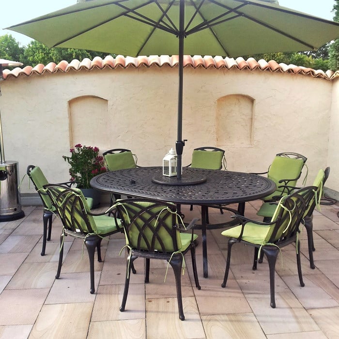 Table Rosemary (ensemble 10 personnes)