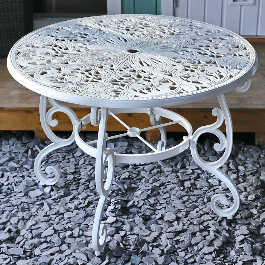 FLORA Table 4 personnes Blanc