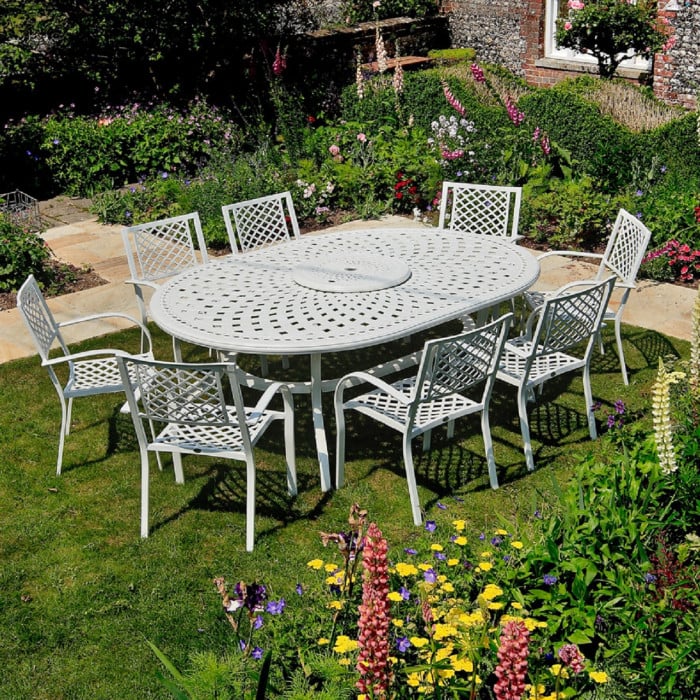 Table Rosemary (ensemble 10 personnes)