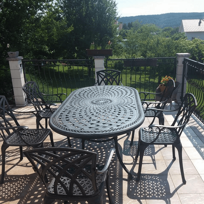 Table Catherine (ensemble 6 personnes)