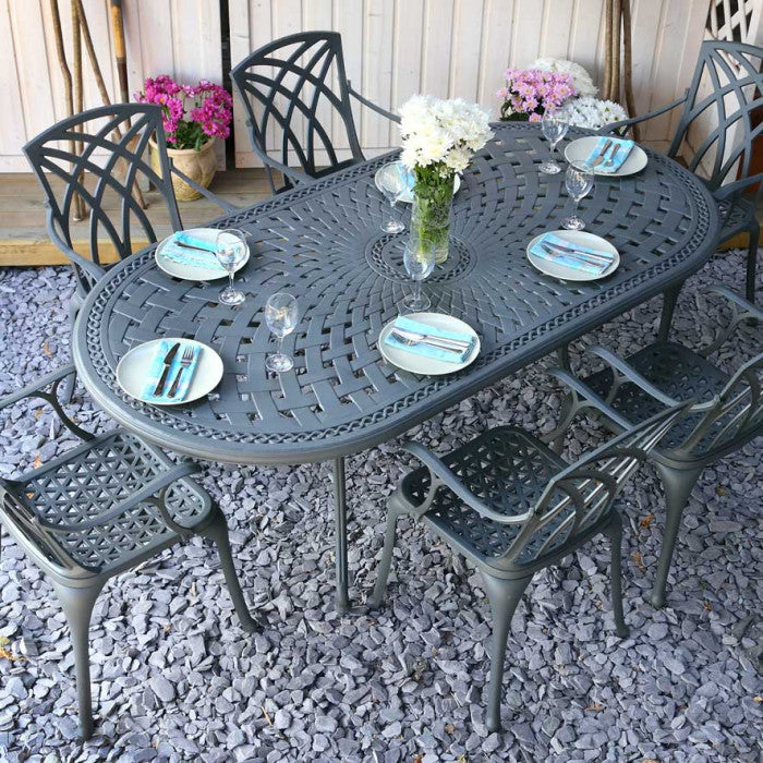 Table Catherine (ensemble 6 personnes)