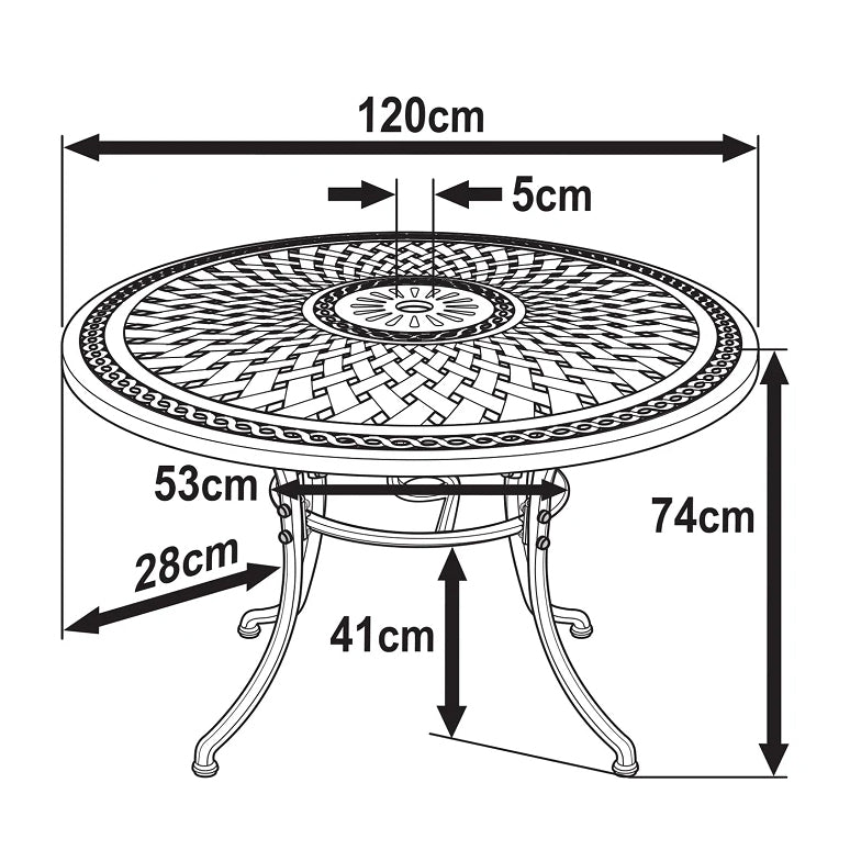 Table Alice (ensemble 4 personnes)
