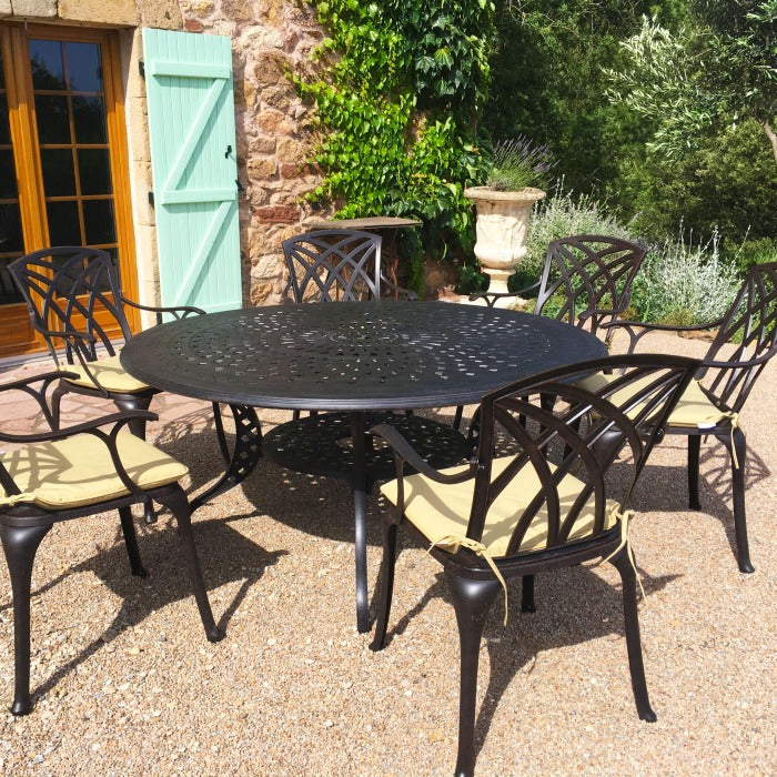 Table Amelia (ensemble 6 personnes)