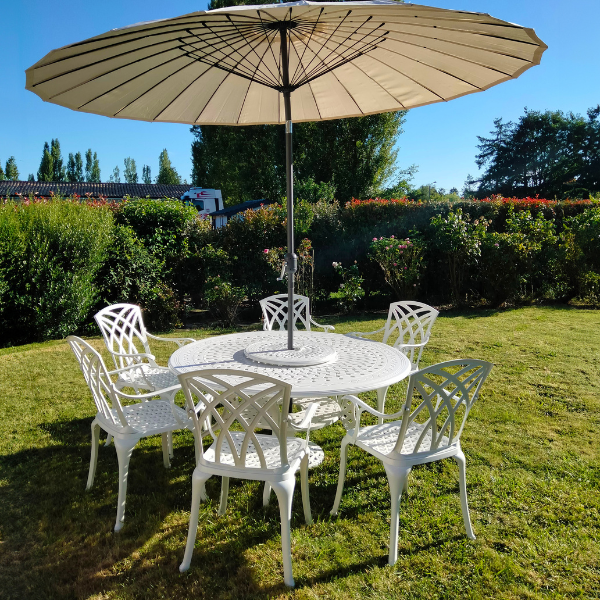 Table Amelia (ensemble 6 personnes)