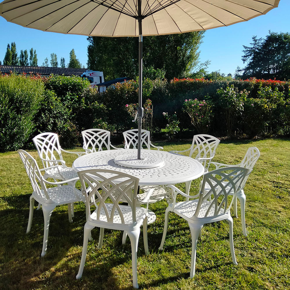 Table Amelia (ensemble 8 personnes)
