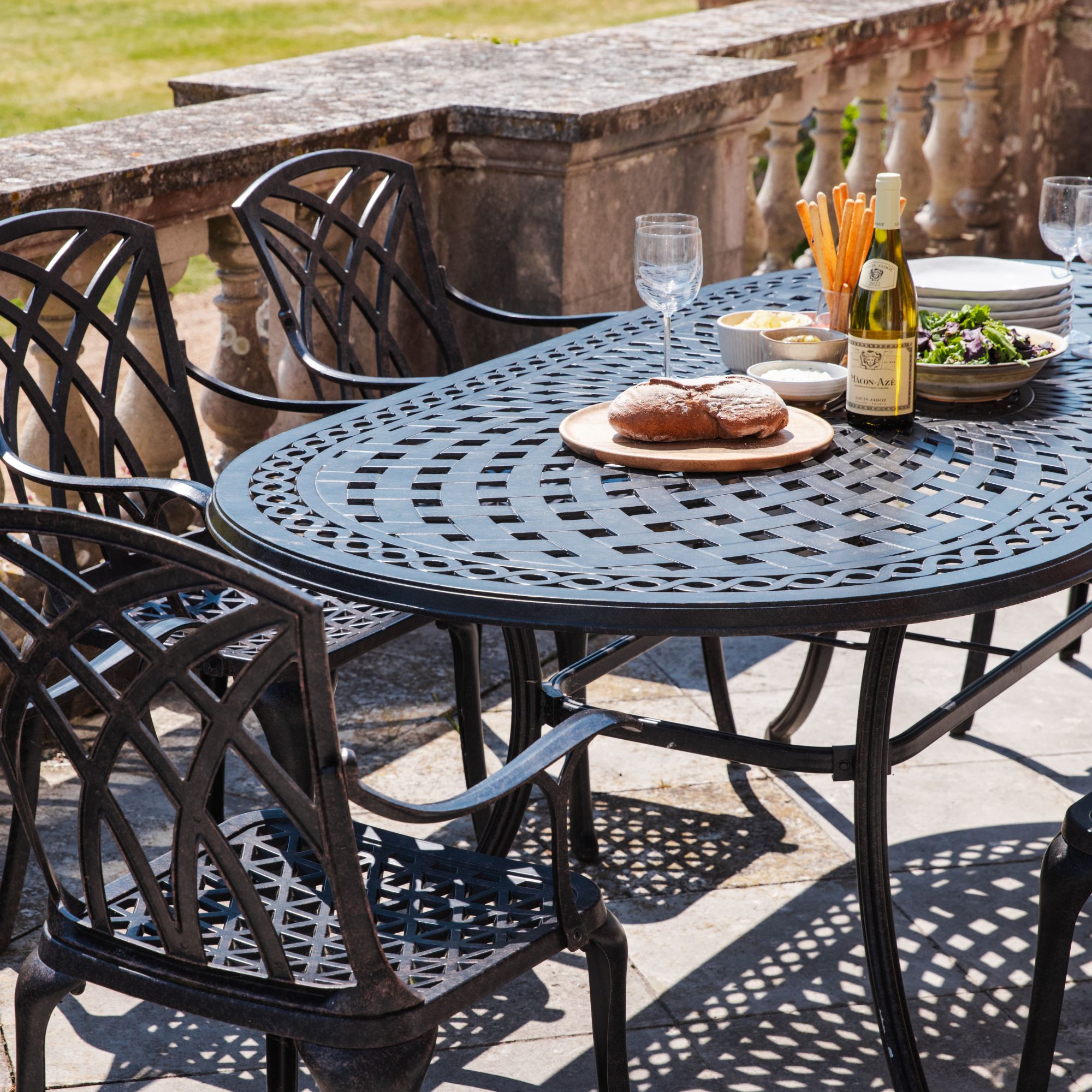 Table Catherine (ensemble 6 personnes)