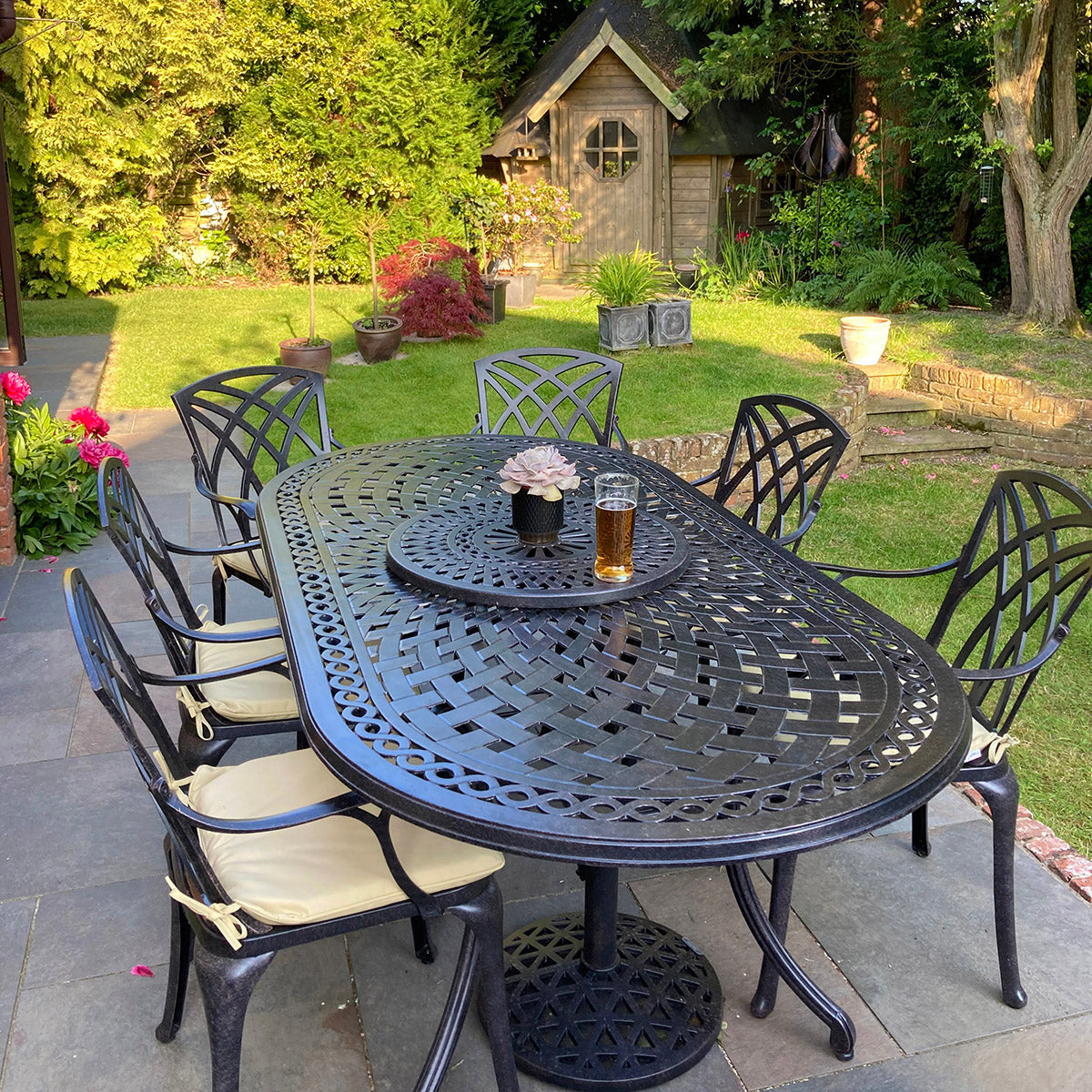 Table Catherine (ensemble 6 personnes)