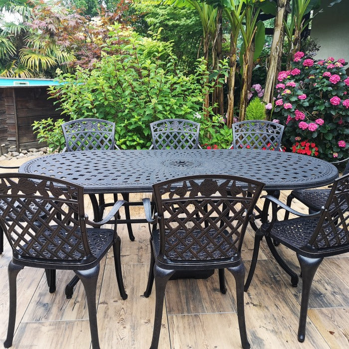 Table Catherine (ensemble 8 personnes)