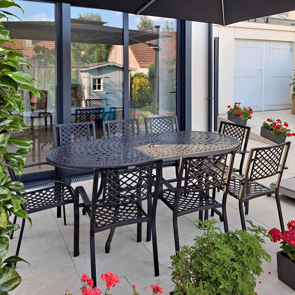 Table Catherine (ensemble 8 personnes)