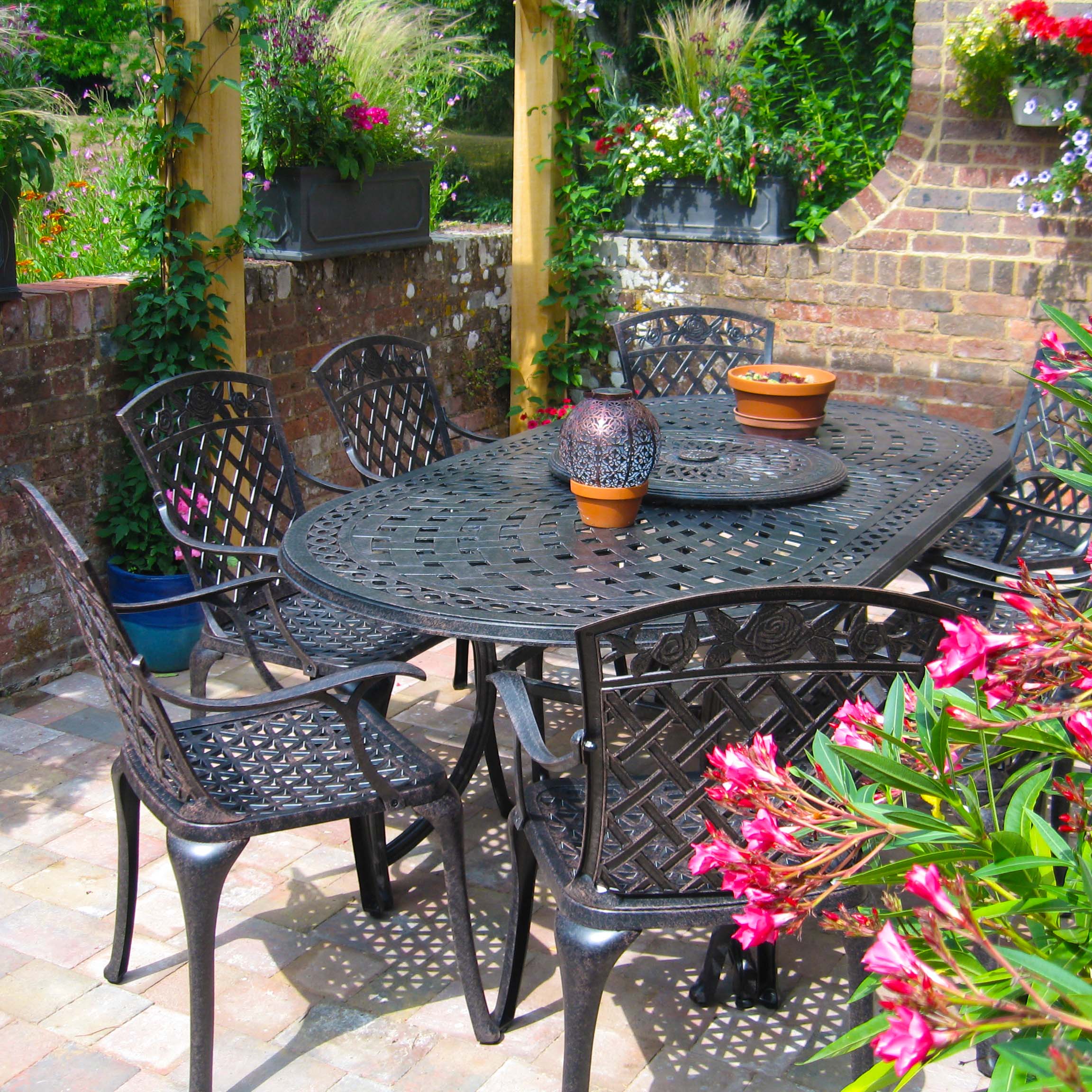 Table Catherine (ensemble 6 personnes)