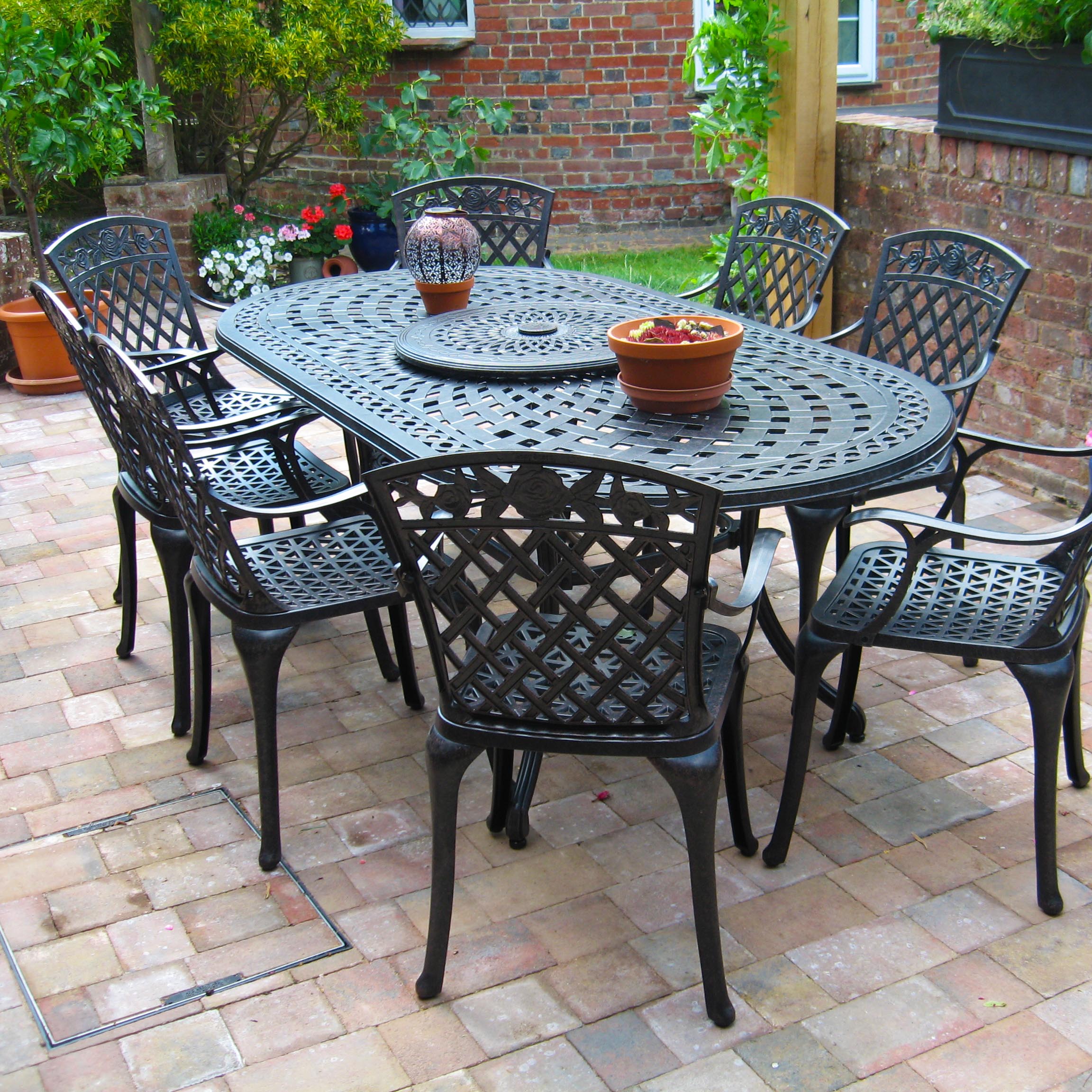 Table Catherine (ensemble 6 personnes)