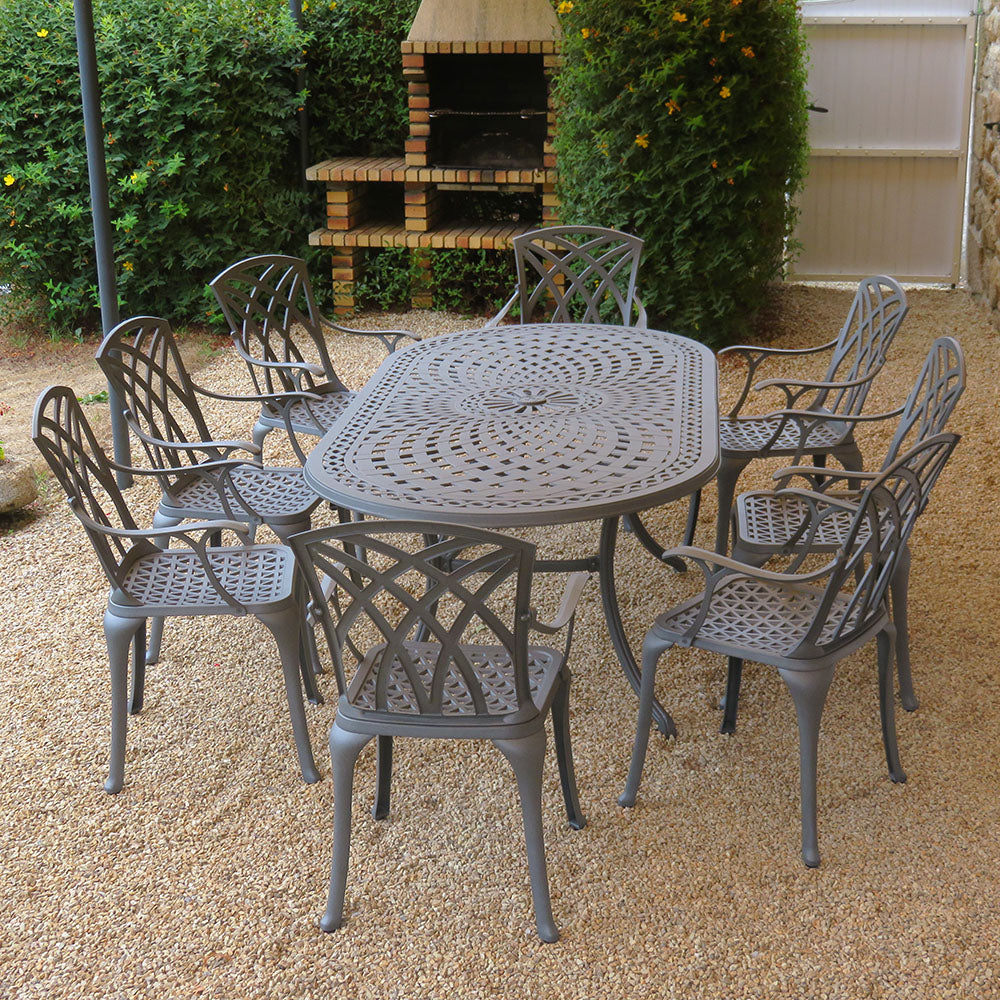 Table Catherine (ensemble 8 personnes)