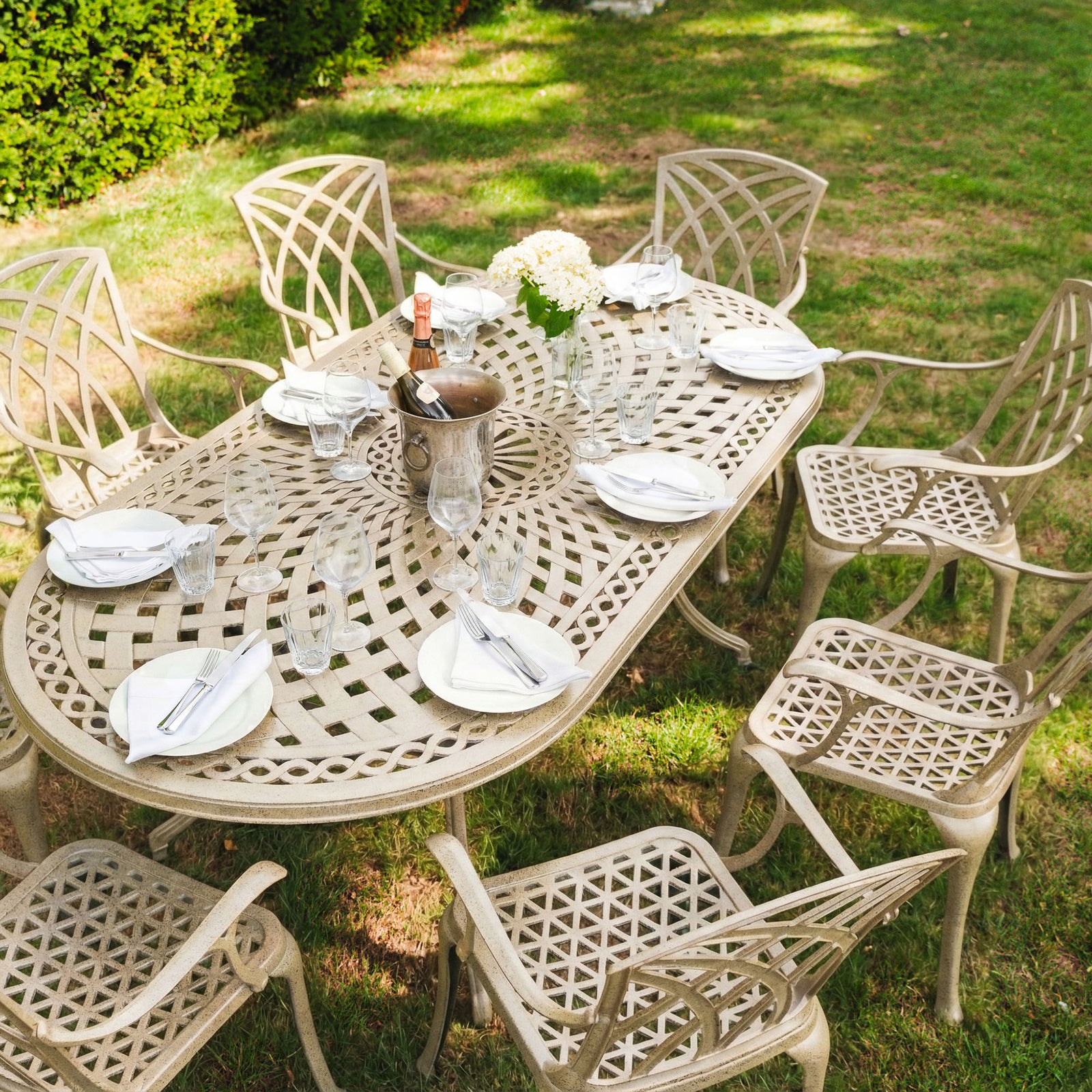 Table Catherine (ensemble 8 personnes)