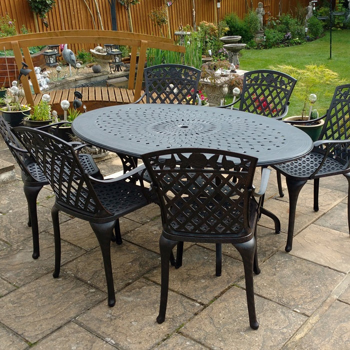 Table Charlotte (ensemble 6 personnes)