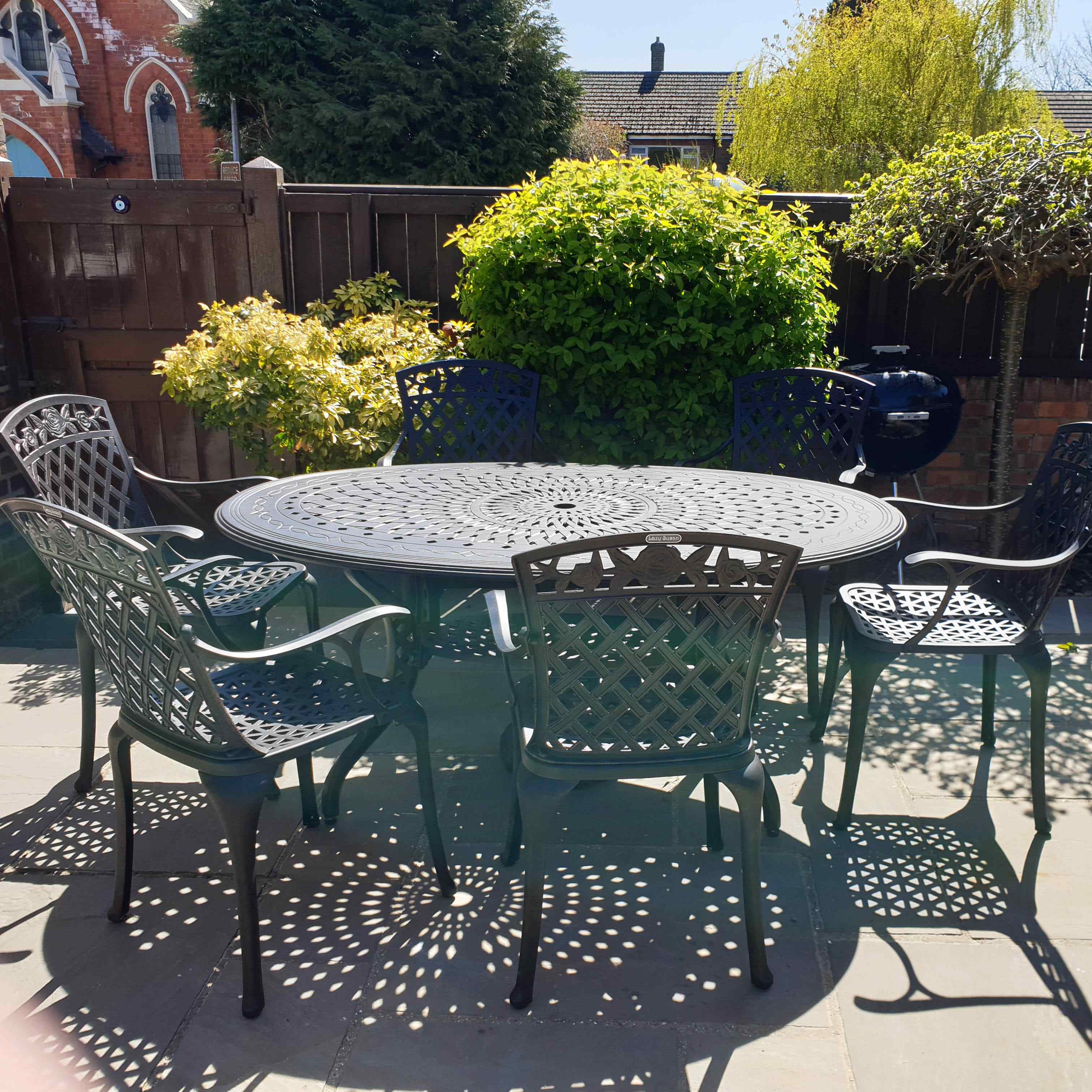 Table Charlotte (ensemble 6 personnes)