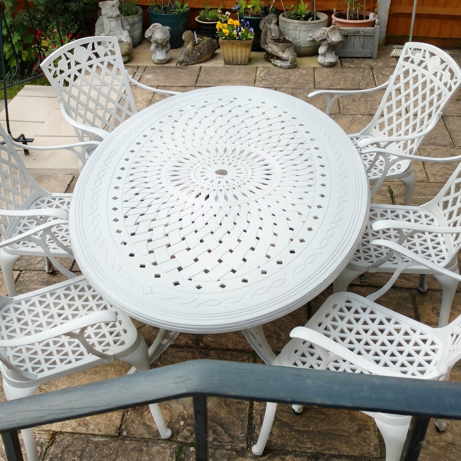Table Charlotte (ensemble 6 personnes)