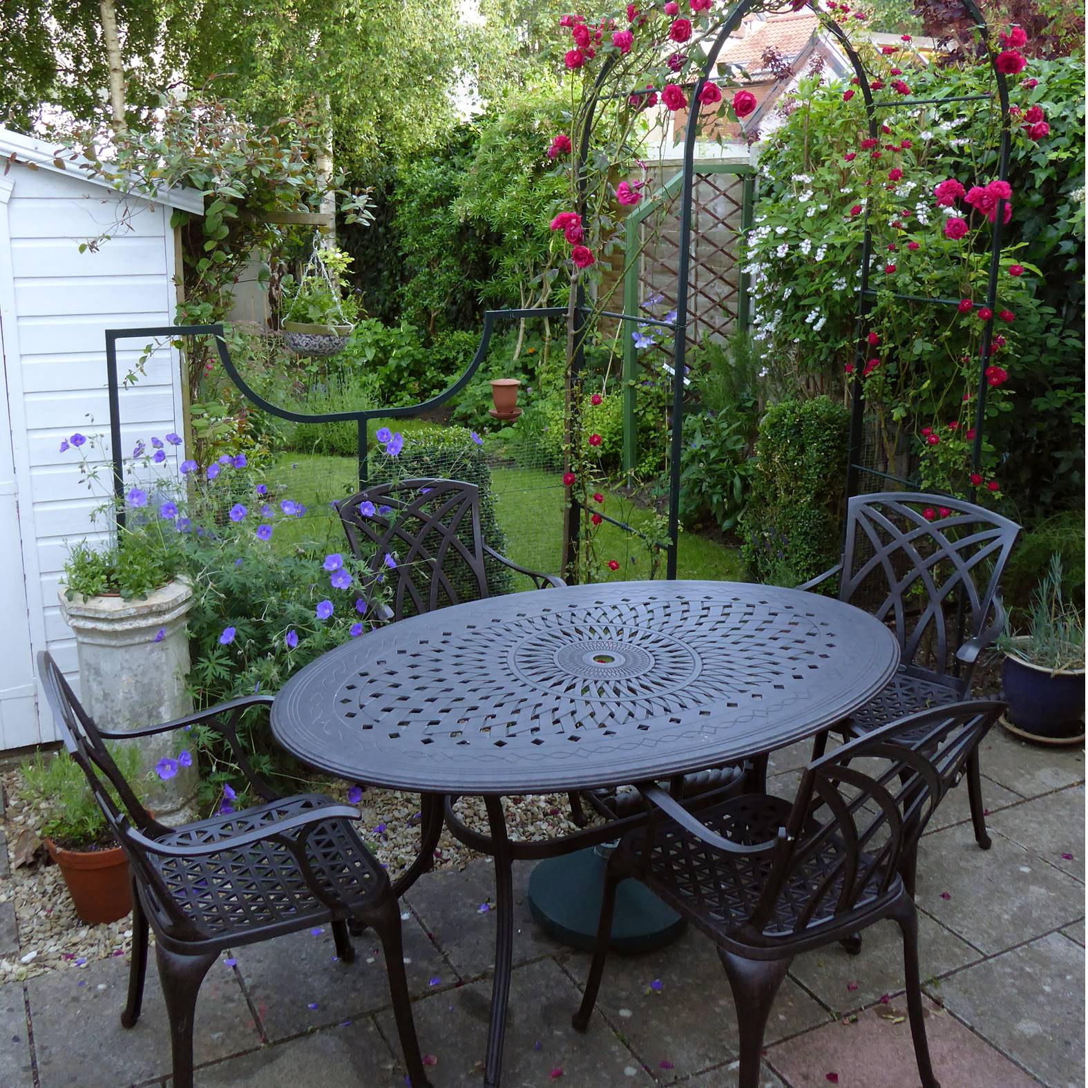 Table Emily (ensemble 4 personnes)