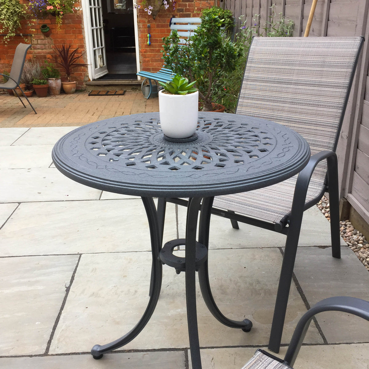 Table Bistrot Ella - Gris Ardoise