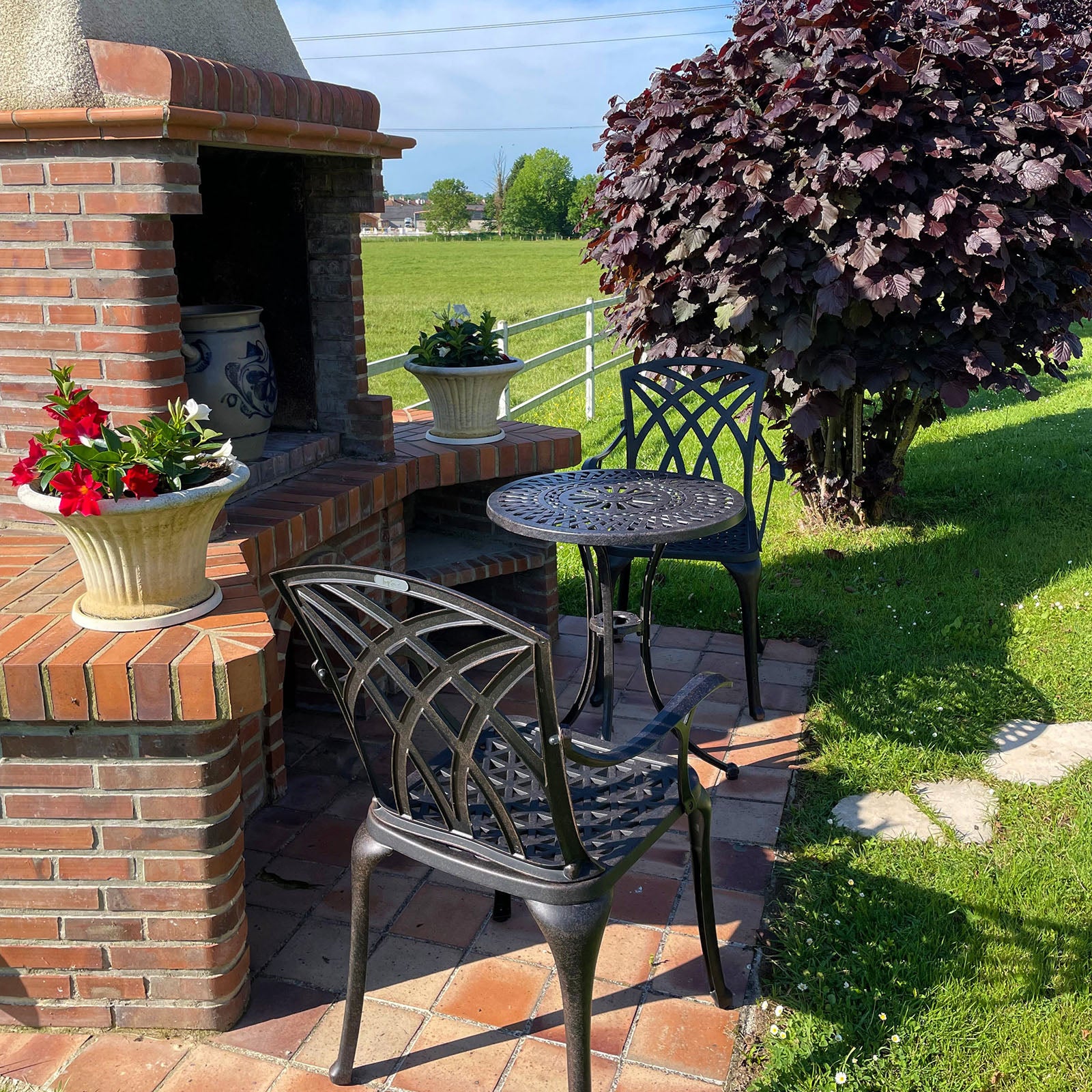 Table bistrot Eve (ensemble 2 personnes)