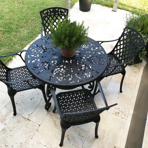 Table Flora (ensemble 4 personnes)