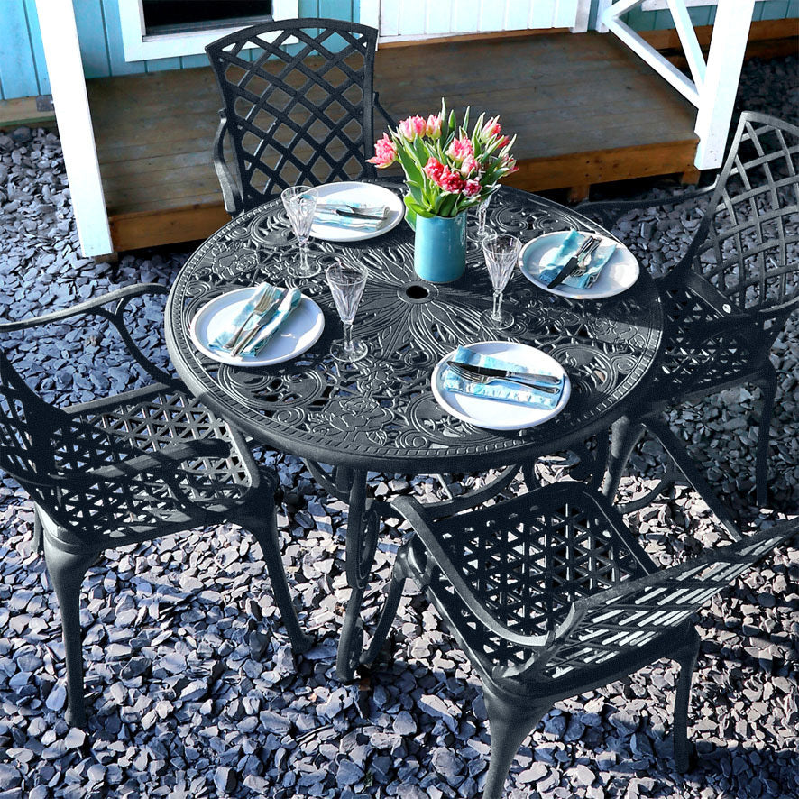 Table Flora (ensemble 4 personnes)