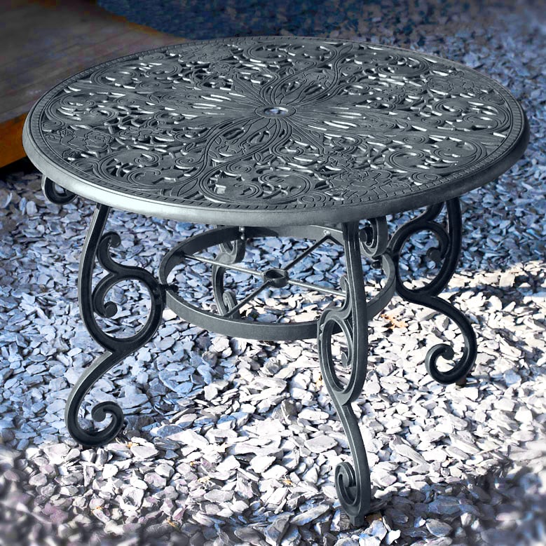 FLORA Table 4 personnes Gris Ardoise
