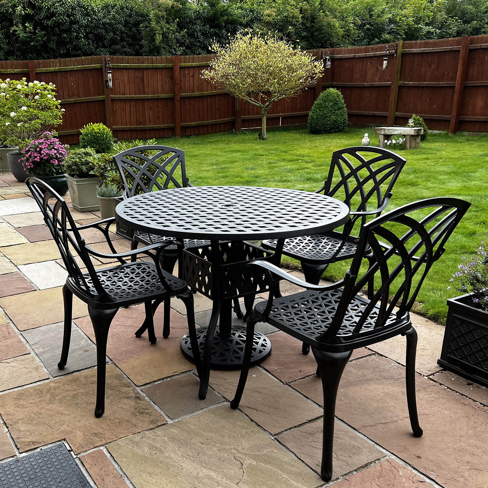 Table Lisa (ensemble 4 personnes)