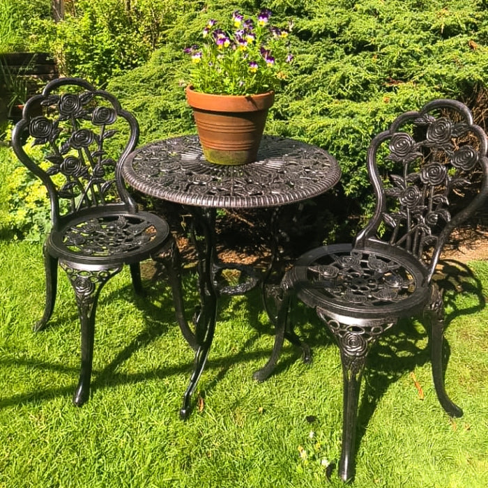 Ensemble bistrot London Rose (ensemble 2 personnes)
