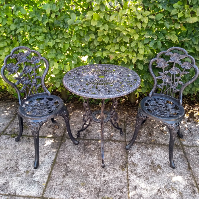 Ensemble bistrot London Rose (ensemble 2 personnes)