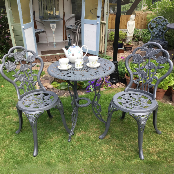 Ensemble bistrot London Rose (ensemble 2 personnes)