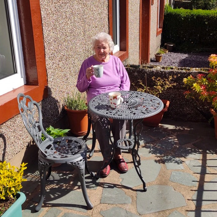 Ensemble bistrot London Rose (ensemble 2 personnes)