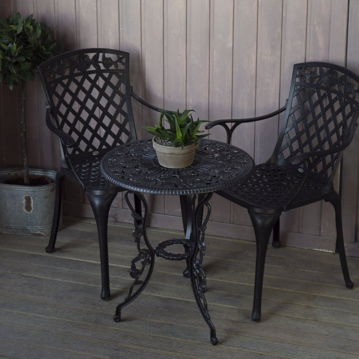 Table London Rose seule - Bronze Ancien