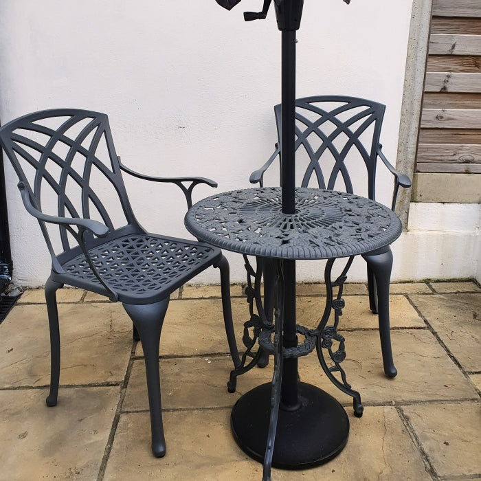 Table bistrot London Rose (ensemble 2 personnes)
