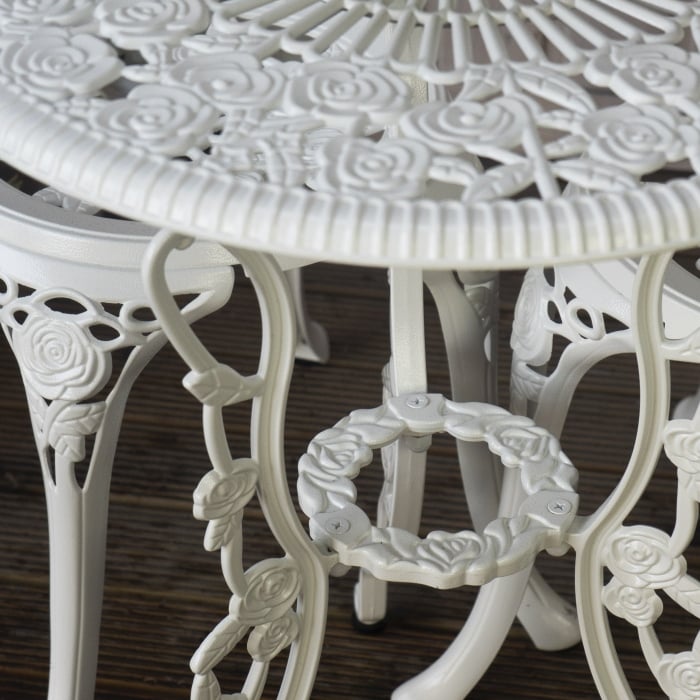 Table bistrot London Rose (ensemble 2 personnes)