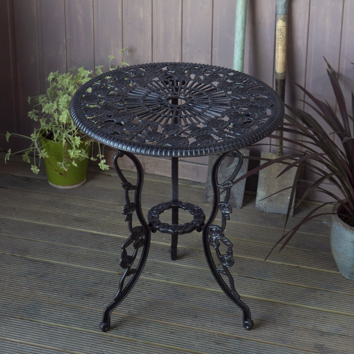 Table London Rose seule - Bronze Ancien