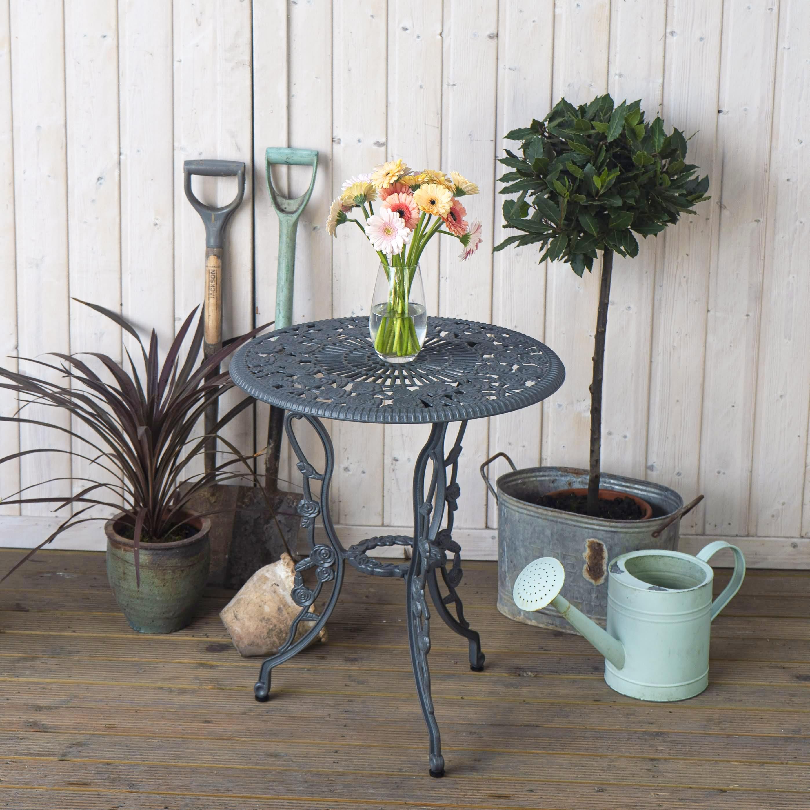 Table London Rose seule - Gris Ardoise