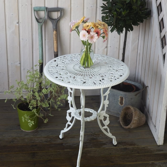 Table bistrot London Rose (ensemble 2 personnes)