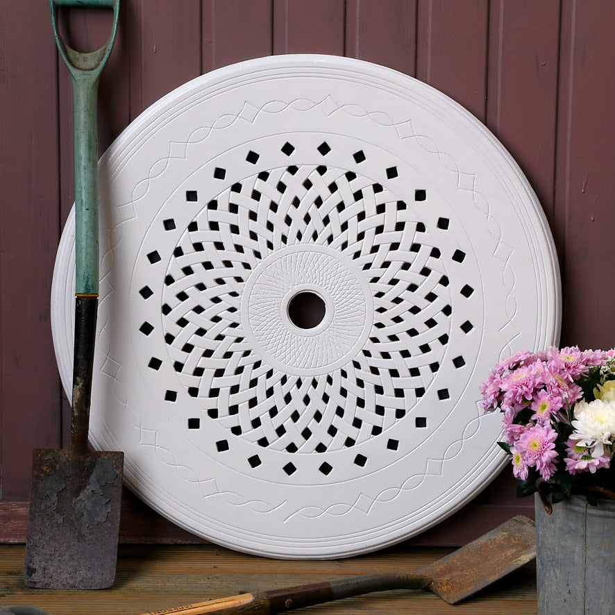 Plateau tournant Metro 80cm - Blanc