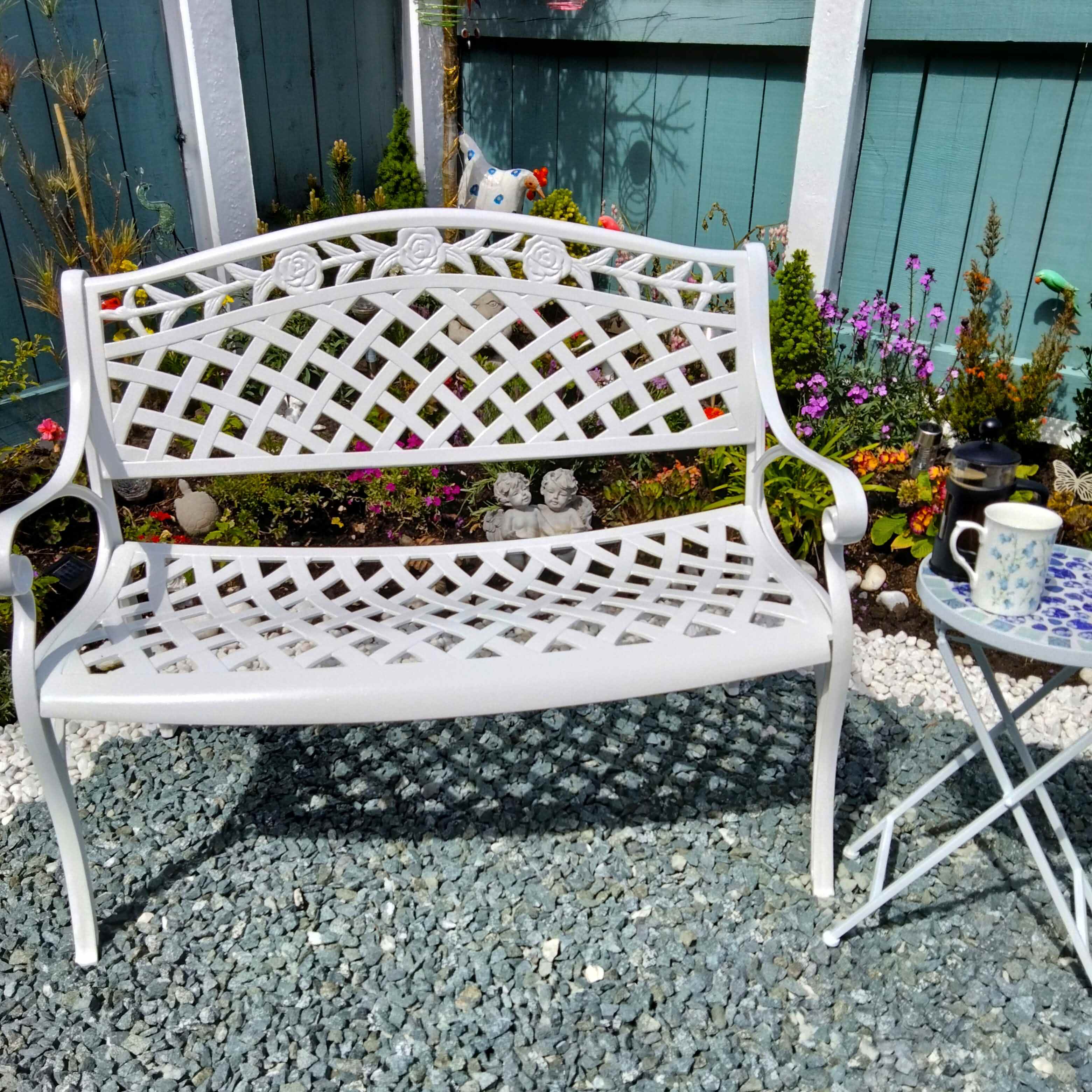 Banc Rose - Blanc