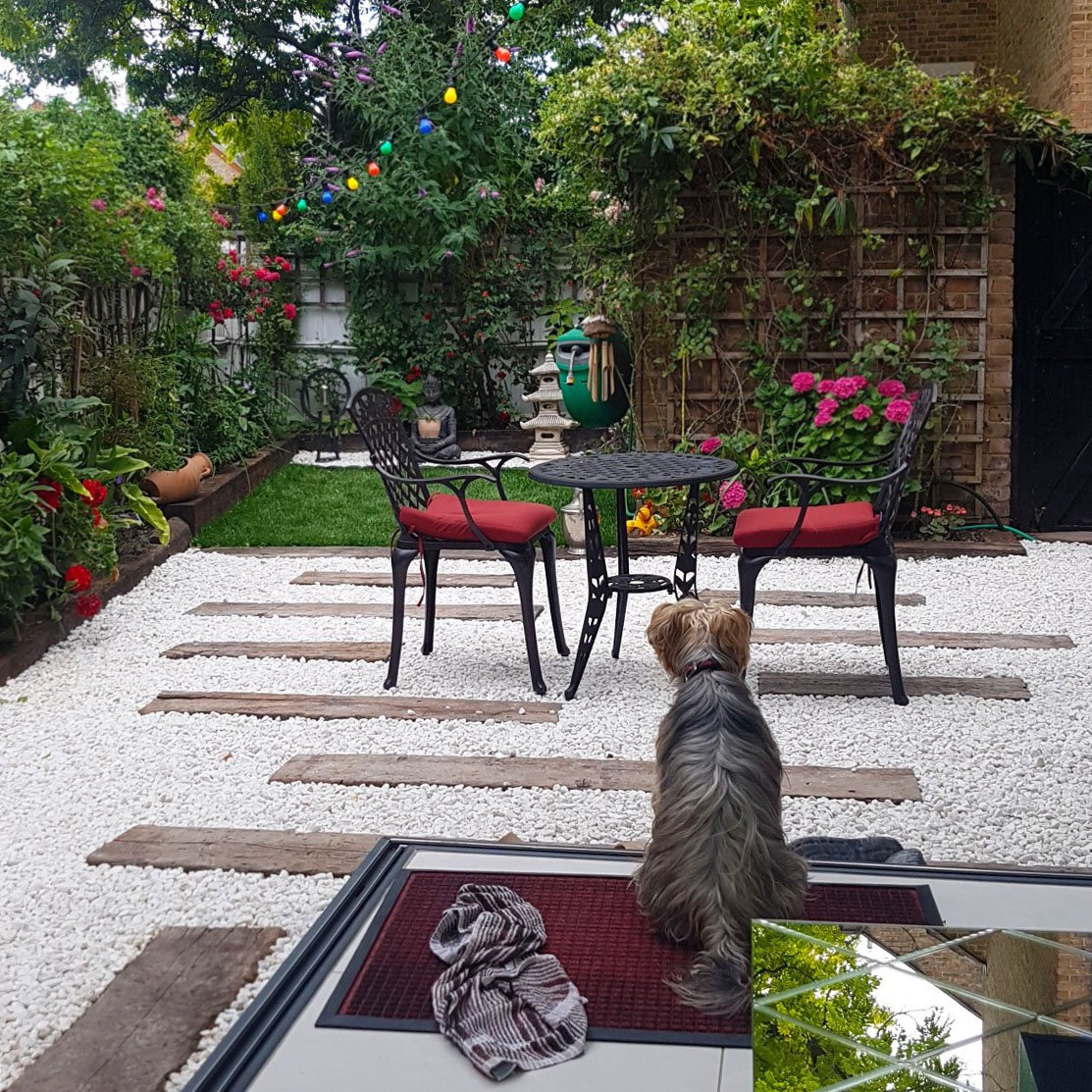 Table bistrot Rose (ensemble 2 personnes)