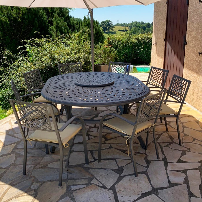 Table Rosemary (ensemble 8 personnes)