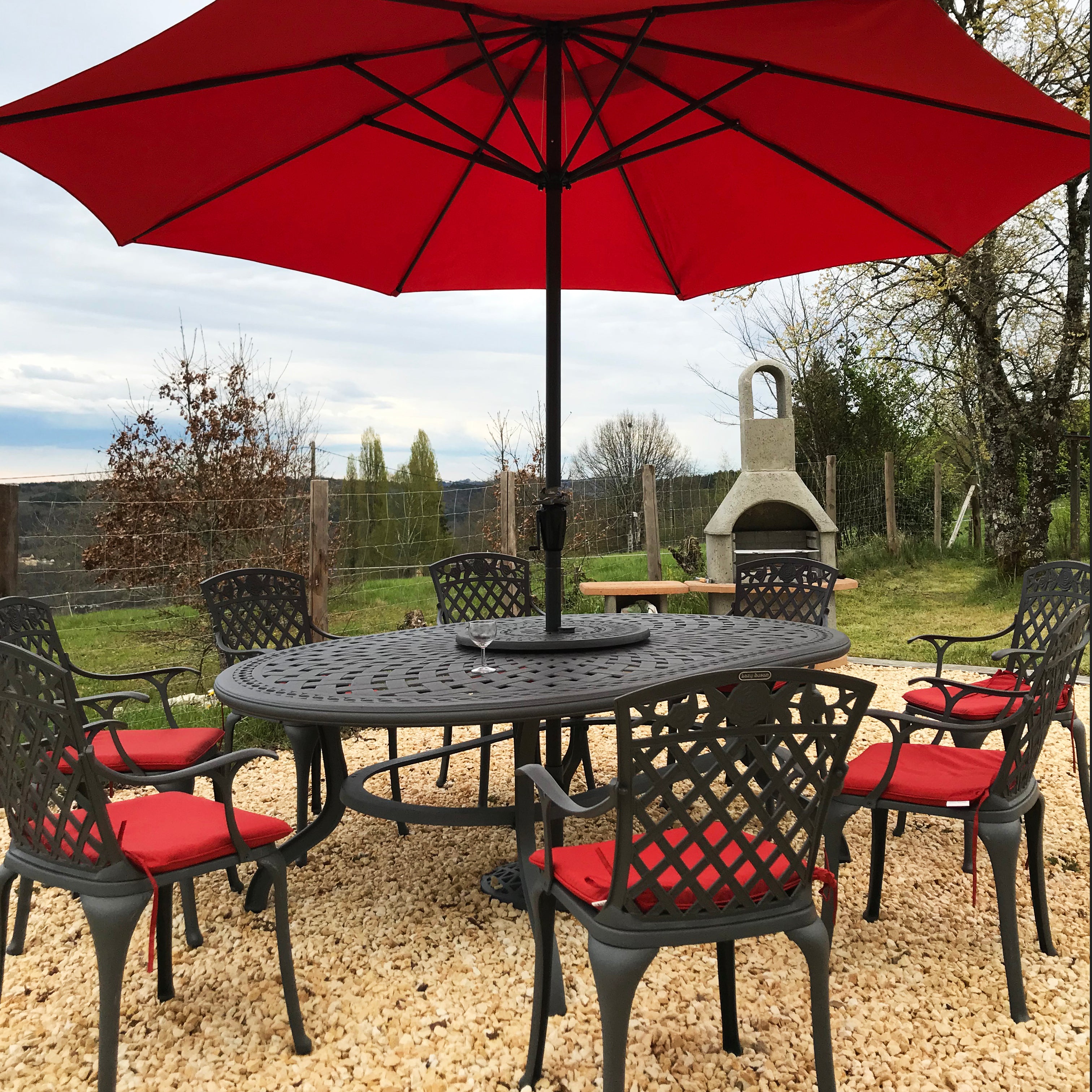 Table Rosemary (ensemble 8 personnes)
