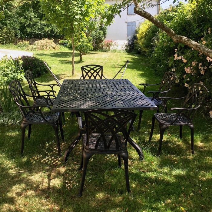 Table Sophia (ensemble 6 personnes)
