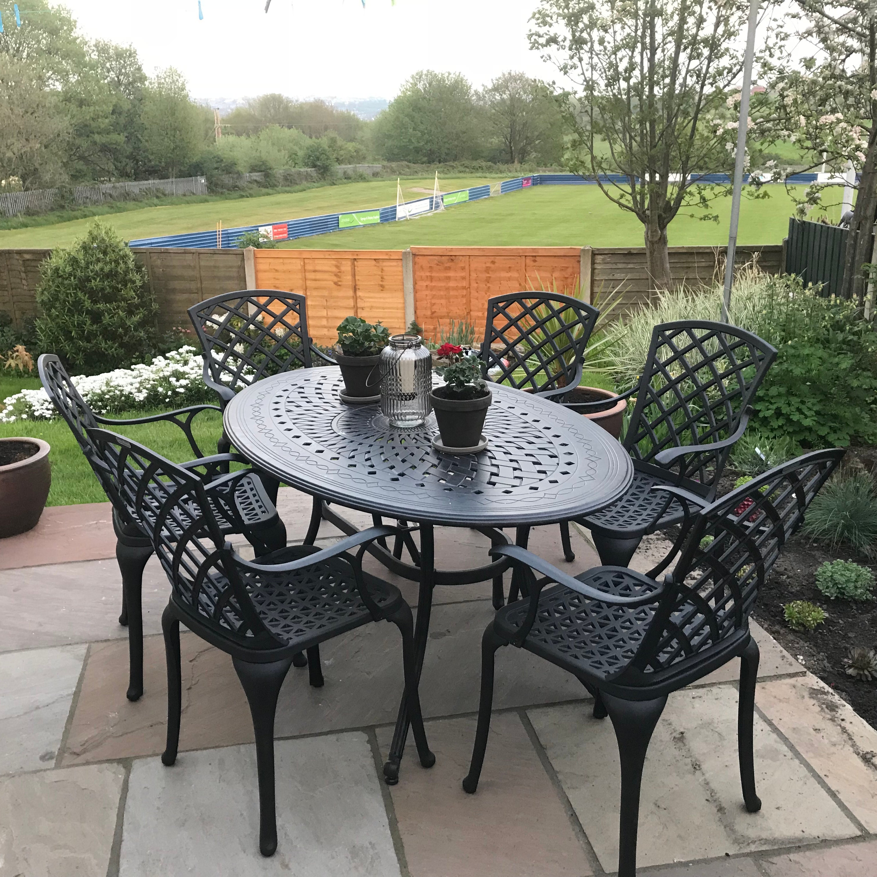 Table Charlotte (ensemble 6 personnes)