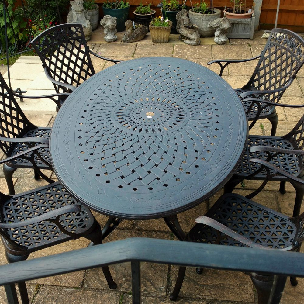 Table Charlotte (ensemble 6 personnes)