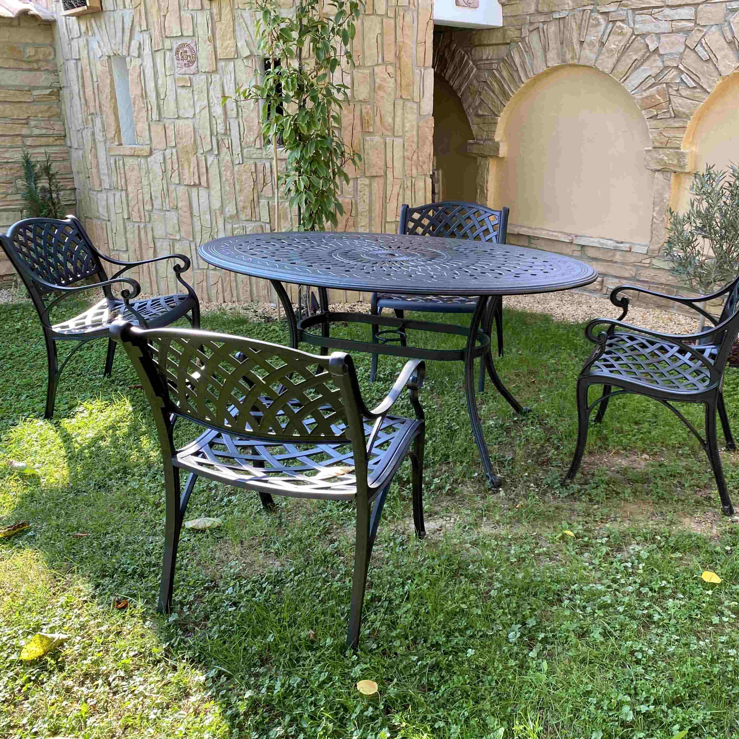 Table Emily (ensemble 4 personnes)