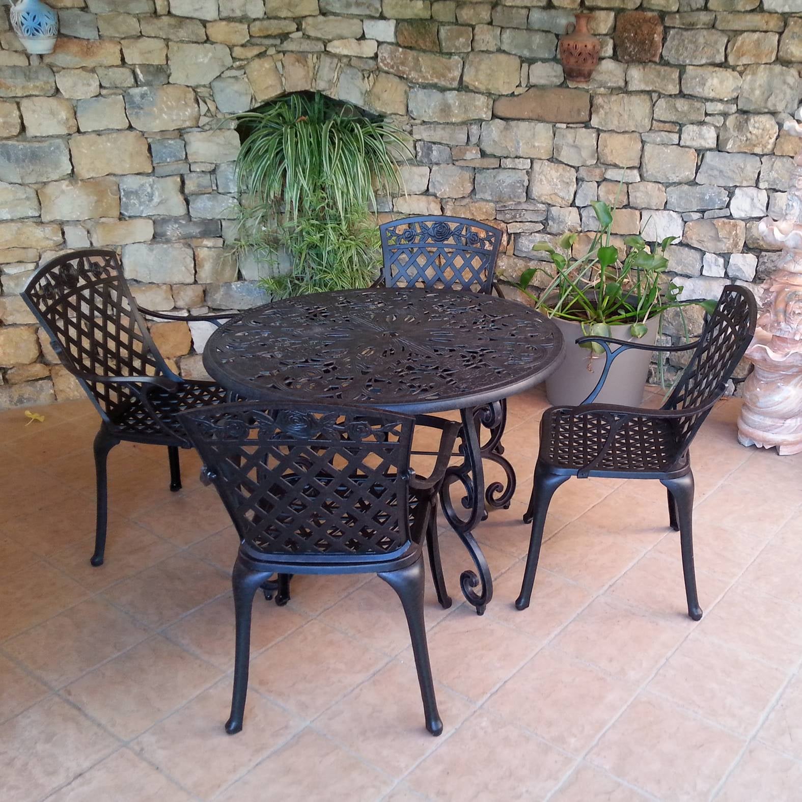 Table Flora (ensemble 4 personnes)