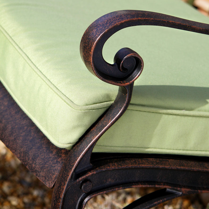 Coussin de banc Lattice - Vert