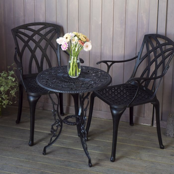 Table bistrot London Rose (ensemble 2 personnes)